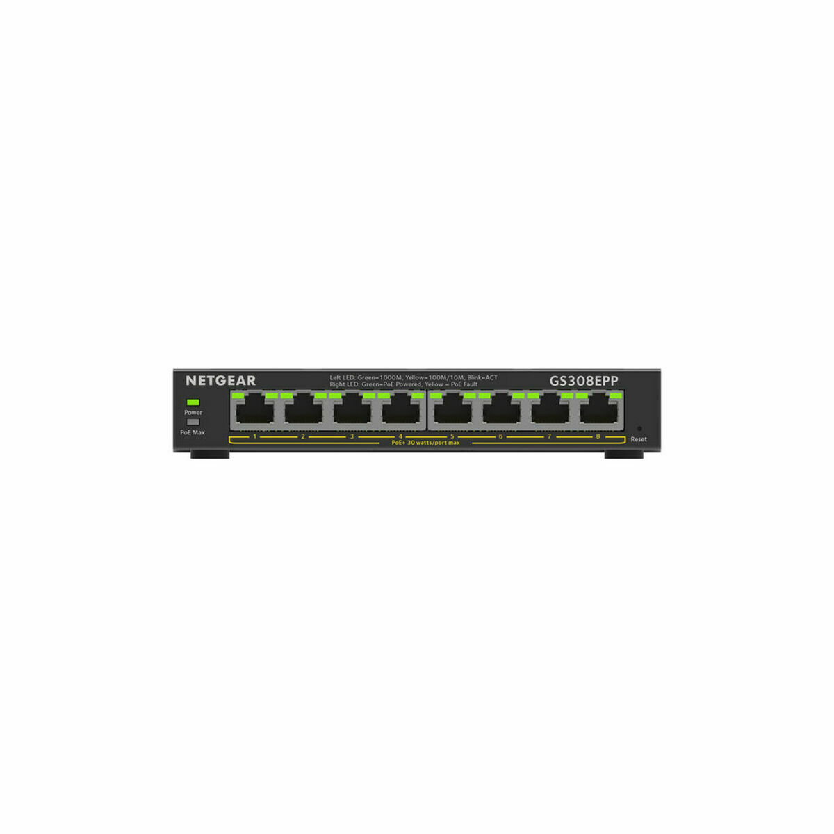 Slēdzis Netgear GS308EPP-100PES RJ-45